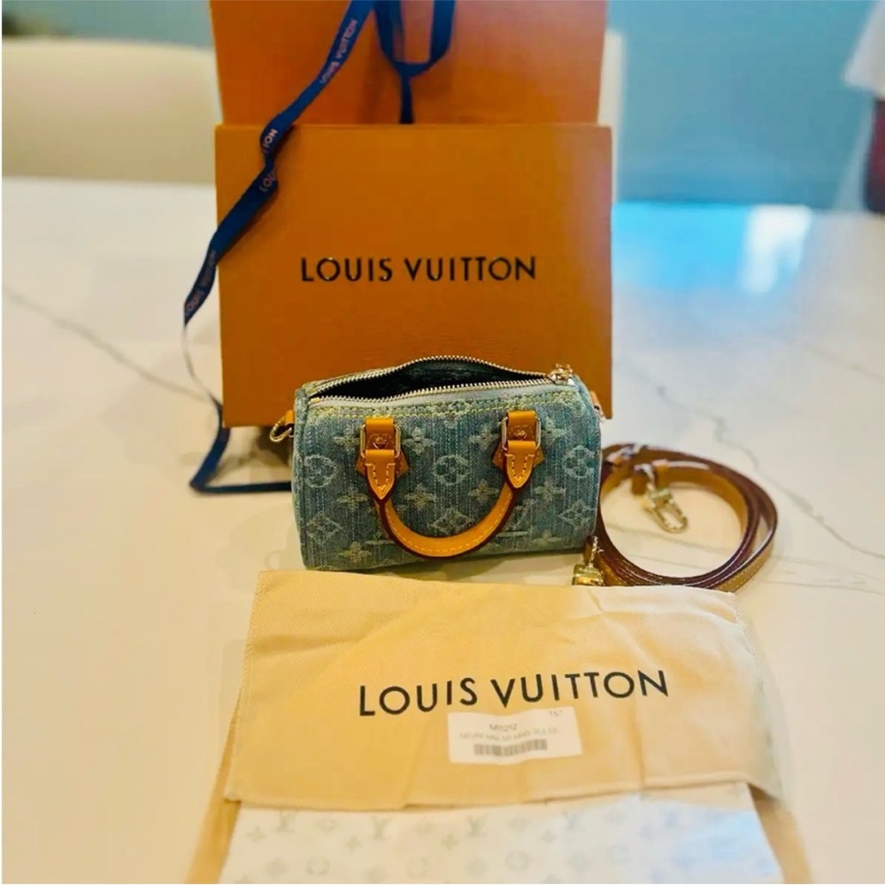 Louis Vuitton Denim Monogram Mini Bag
